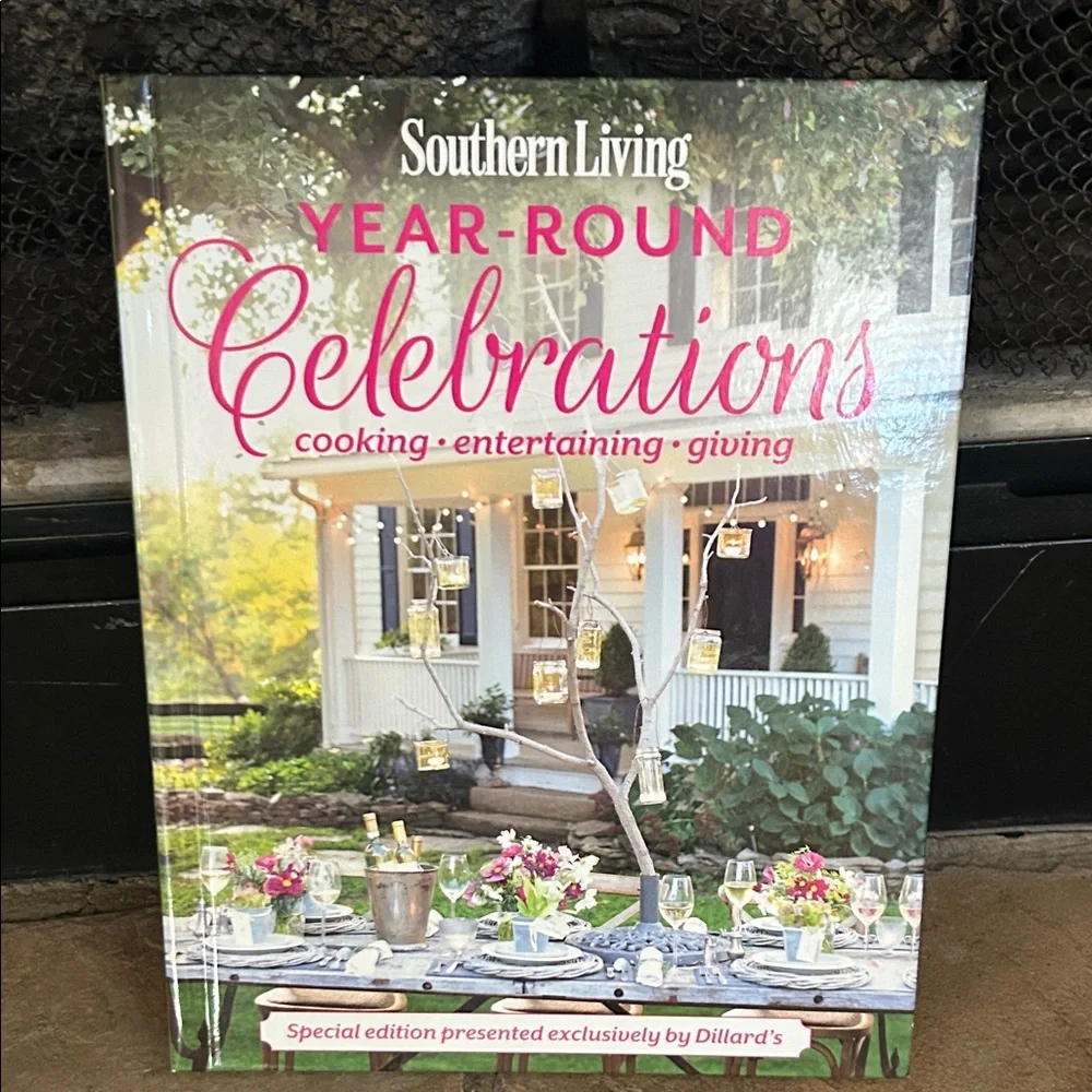 Southern Living Dual “Christmas”, “Year-Round Celebrations” cookbook